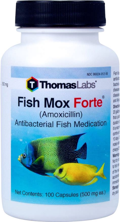 thomas labs fish mox|Thomas Labs Fish mox forte 100 Count : Trusted Pet Pharmacy ...